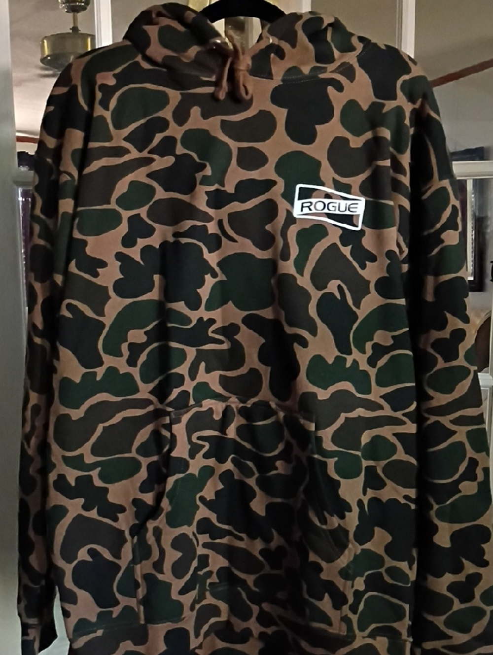 Rogue Camo Pullover Hoodie in Brown, Green & Black